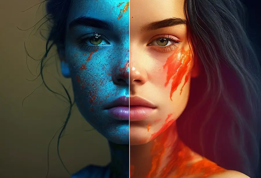 اکشن فتوشاپ نقاشی دیجیتالی